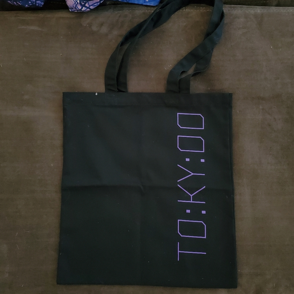 Bundle 3 black totes - Dust & Beau Jungle Tribe snake bite gold & white, tokyo - Picture 3 of 8